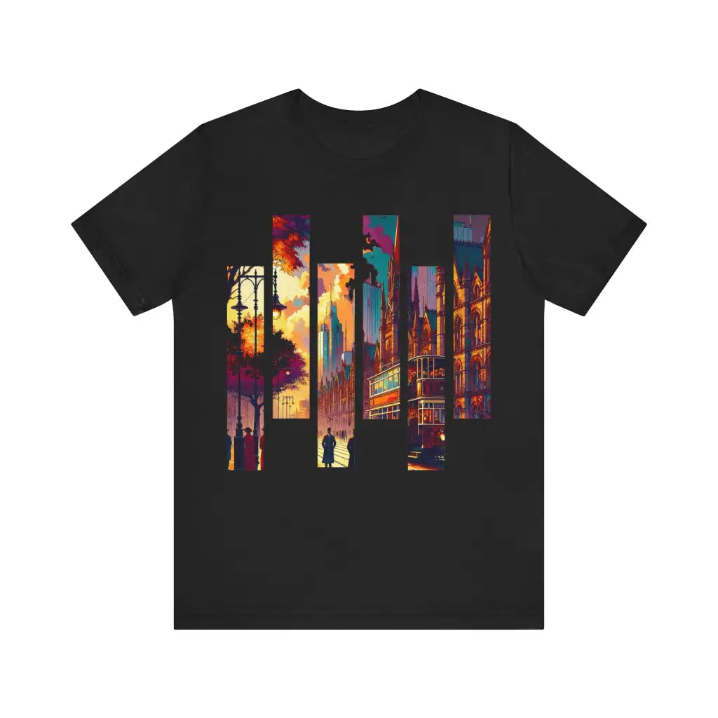Timeless Streetscape Jersey Short Sleeve Tee Black / S T