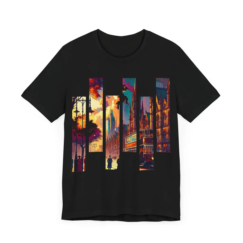 Timeless Streetscape Jersey Short Sleeve Tee T Shirt
