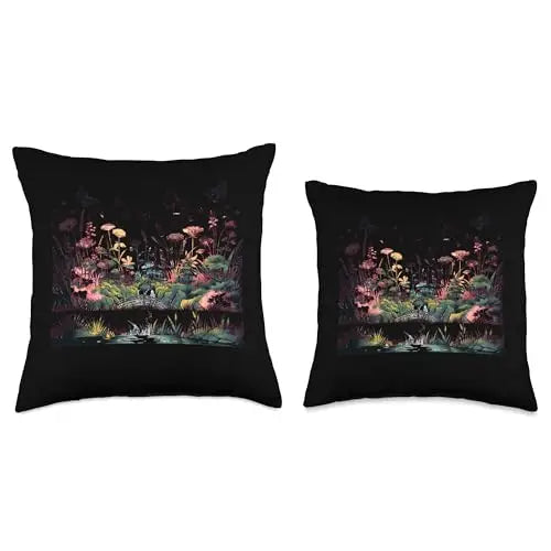 Tranquil Garden: A Sanctuary of Serenity Throw Pillow Home