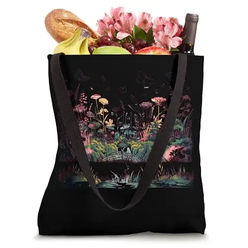 Tranquil Garden: A Sanctuary of Serenity Tote Bag Apparel