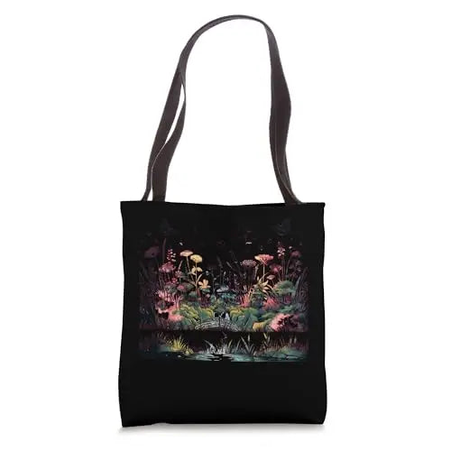 Tranquil Garden: A Sanctuary of Serenity Tote Bag Apparel