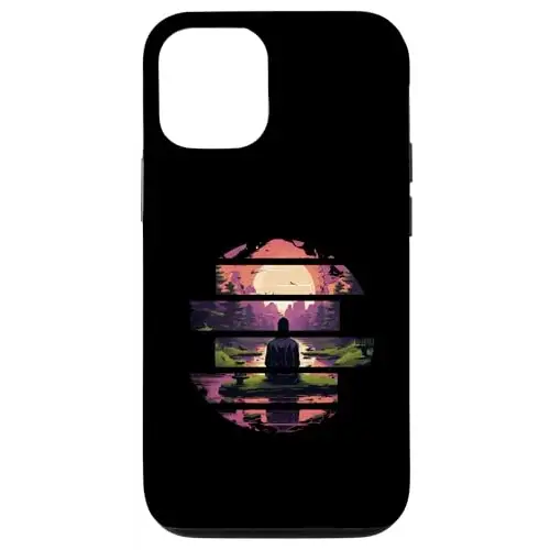 Tranquil Horizon: Meditation at Sunset Case (iPhone Select