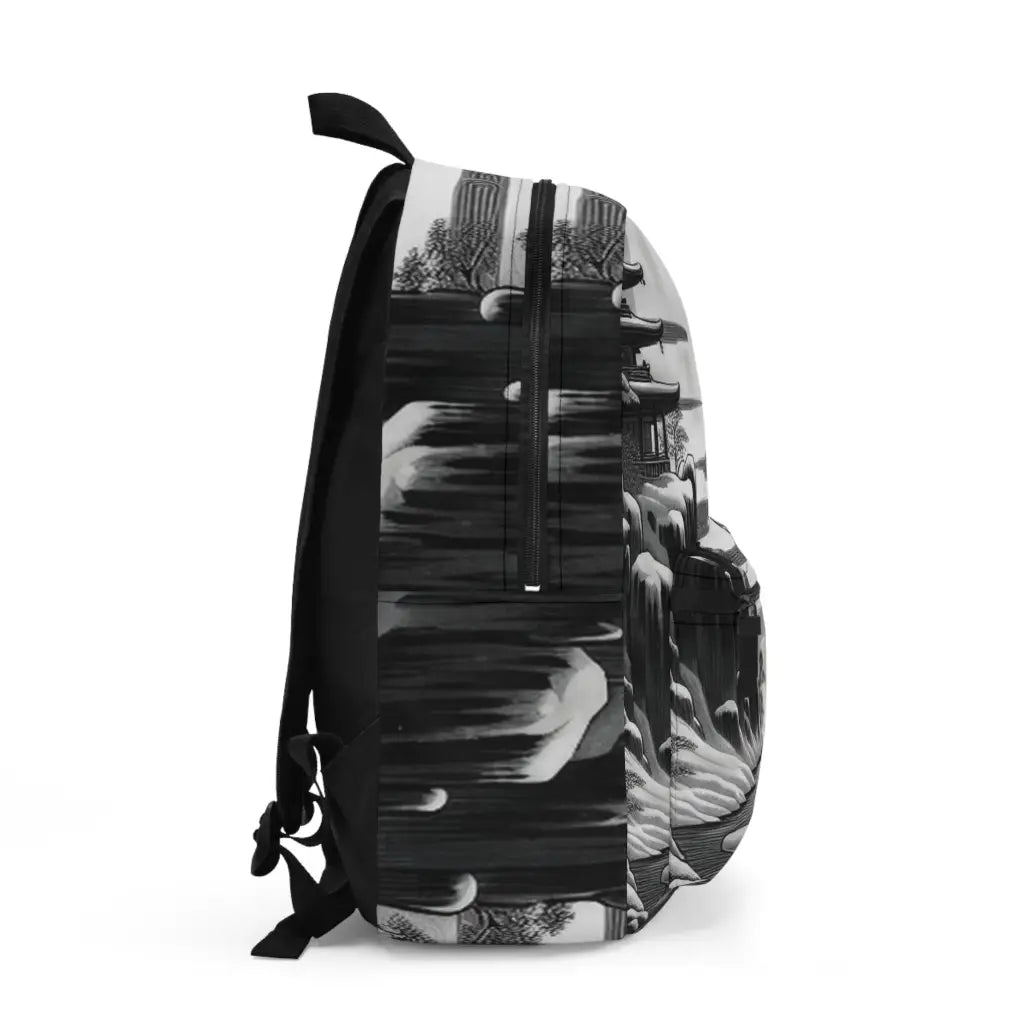 Tranquil Moonlit Landscape Backpack One size Bags