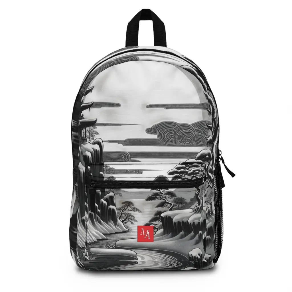 Tranquil Moonlit Landscape Backpack One size Bags