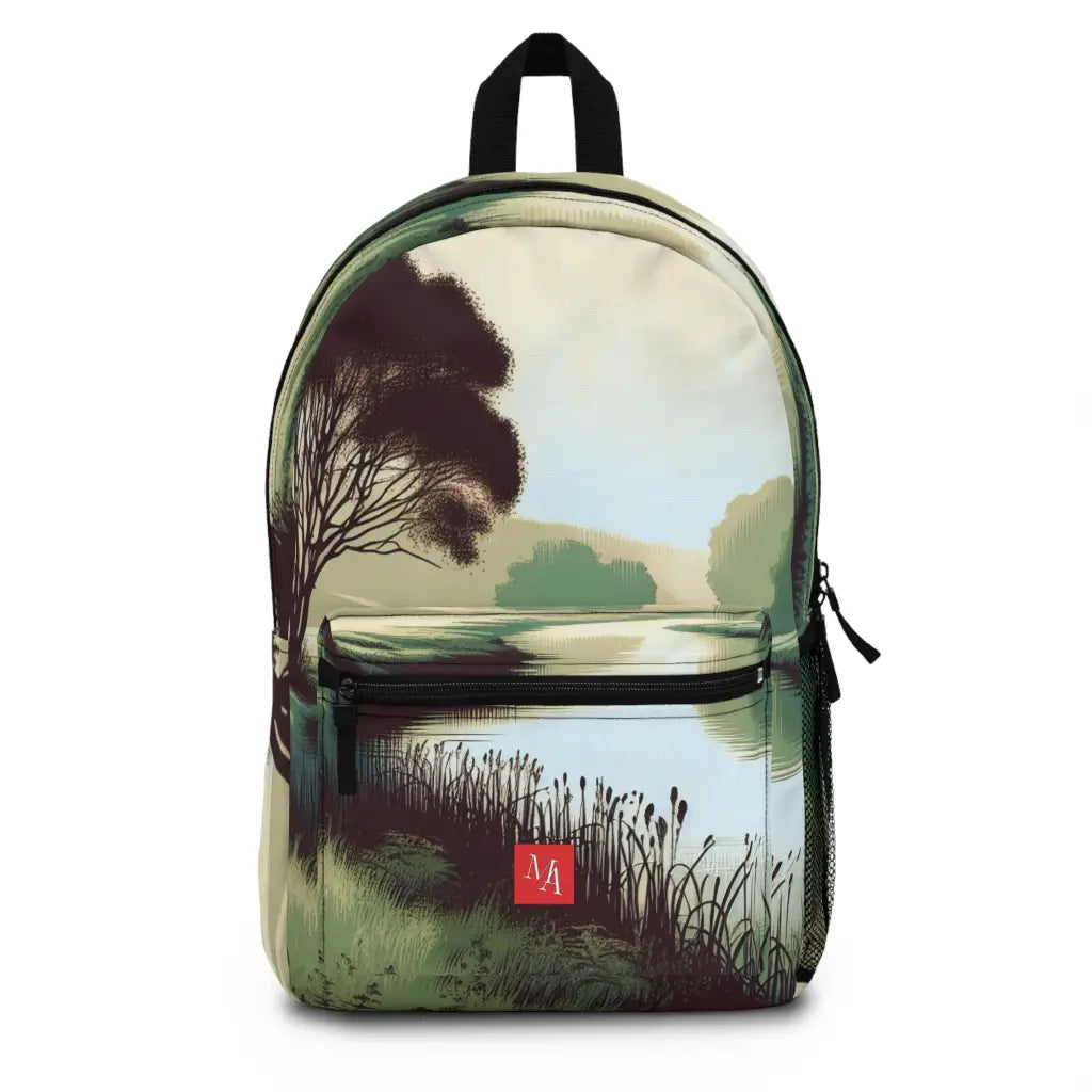 Tranquil River Scene Backpack One size Bags
