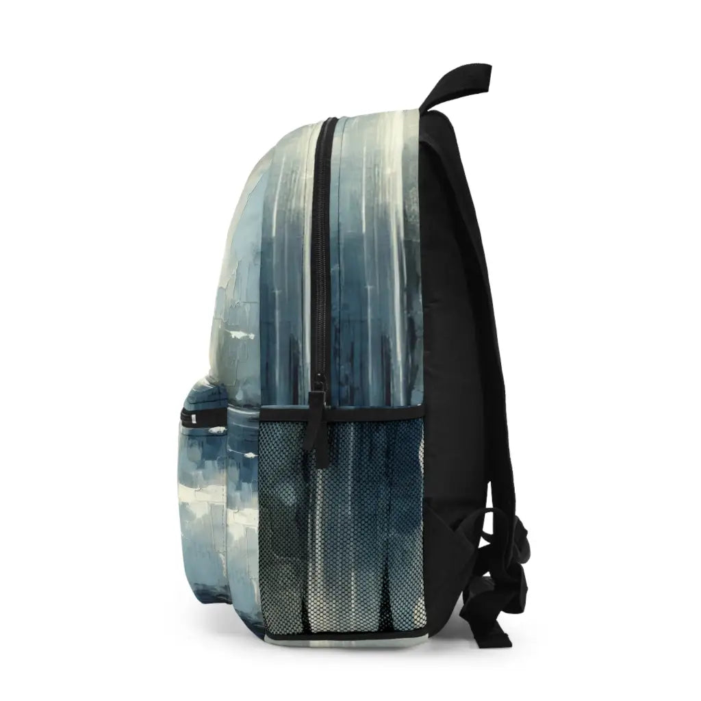 Tranquil Waterscape in Abstract Hues Backpack One size Bags