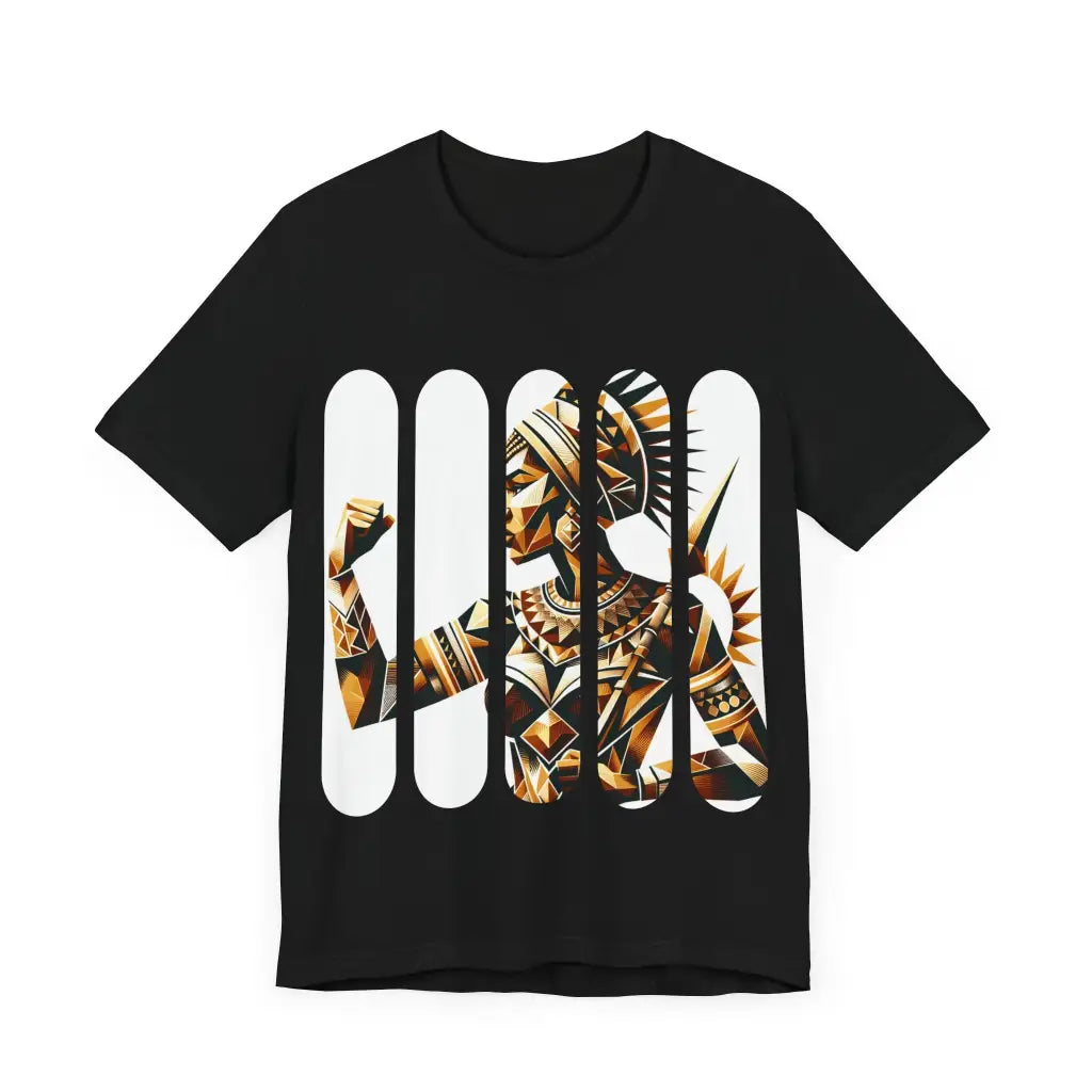 Tribal Essence in Gold - Jersey Short Sleeve Tee - T-Shirt