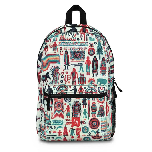 Tribal Mosaic of Life and Culture Backpack One size Bags