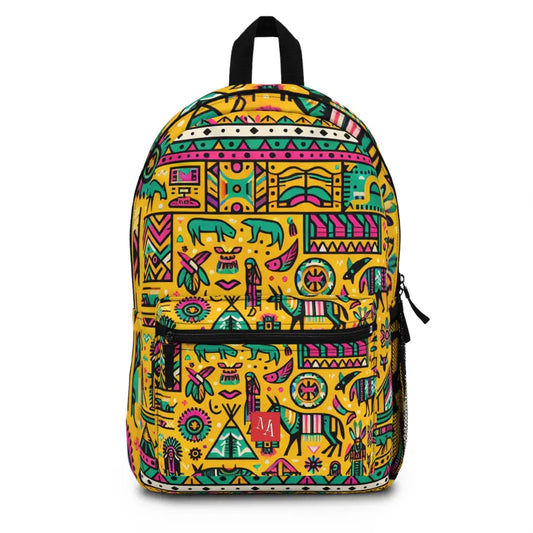 Tribal Patterns and Mythical Storytelling Backpack One size