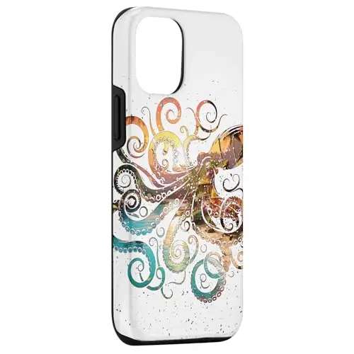Tropical Depths: Octopus Under the Stars Case (iPhone