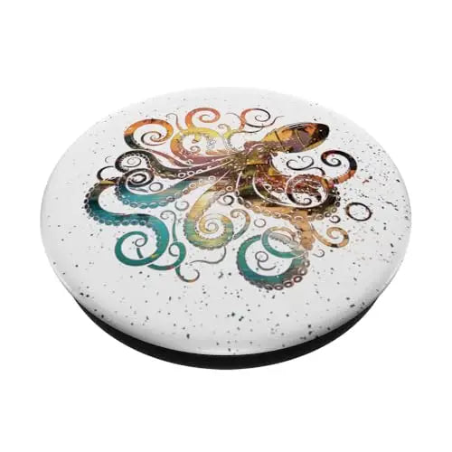 Tropical Depths: Octopus Under the Stars PopSockets