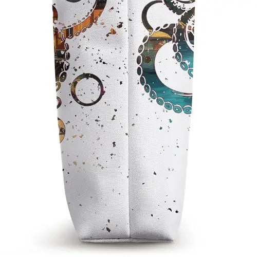 Tropical Depths: Octopus Under the Stars Tote Bag Apparel