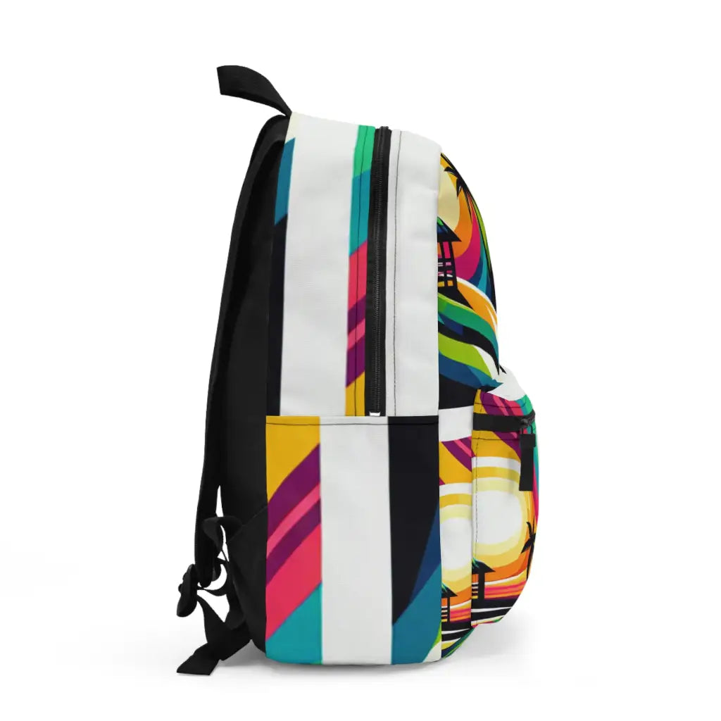 Tropical Escape in Illustrations Backpack One size Bags