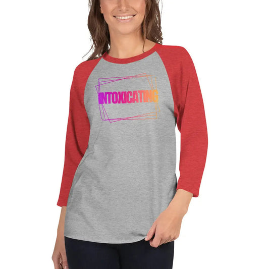 Tropical Punch Intoxicating 3/4 sleeve raglan shirt