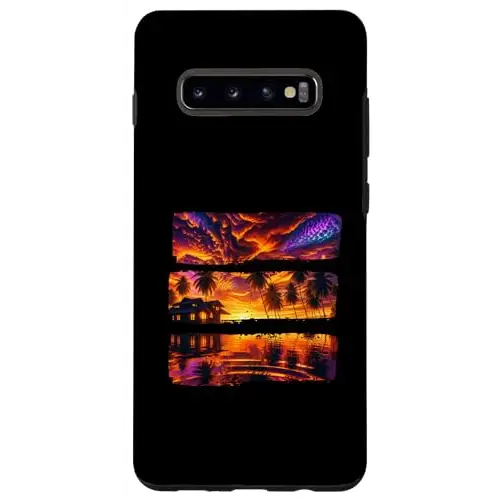 Tropical Twilight: Sunset Serenade Case (Galaxy S10)