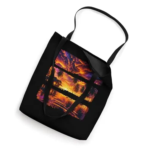 Tropical Twilight: Sunset Serenade Tote Bag Apparel