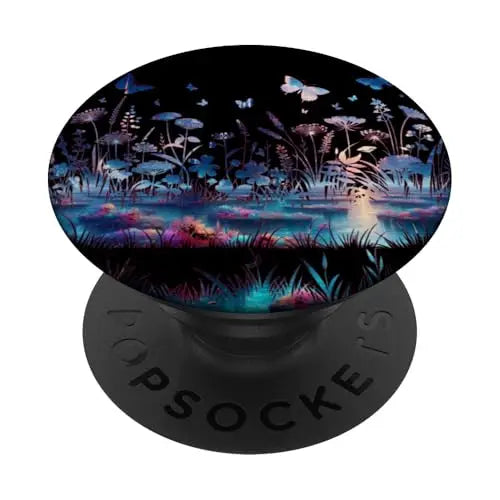 Twilight Garden: Ethereal Meadow with Butterflies