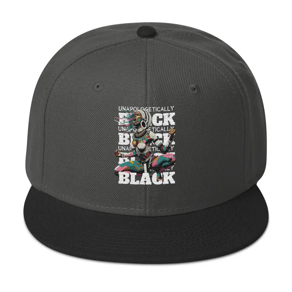 Unapologetically Black Melanated Heroine Snapback Hat