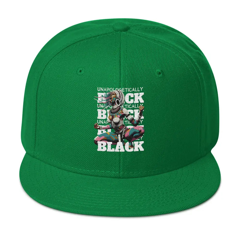 Unapologetically Black Melanated Heroine Snapback Hat