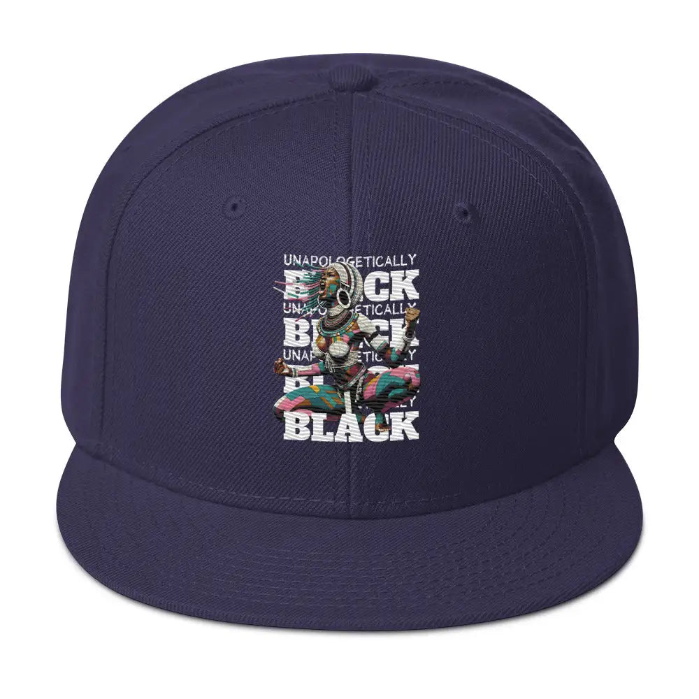 Unapologetically Black Melanated Heroine Snapback Hat