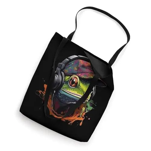 Urban Drip Hustle: The Hip Hop Frog Tote Bag Apparel