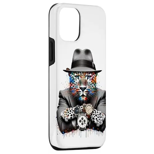 Urban Drip Streetwear Hip Hop Leopard Hustle Money Case