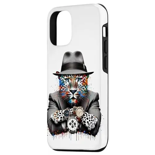 Urban Drip Streetwear Hip Hop Leopard Hustle Money Case