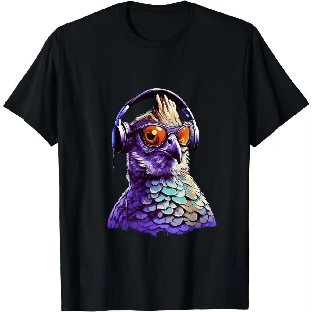 Urban Drip Streetwear Hip Hop Pigeon Hustle Money T-Shirt