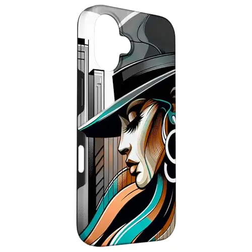 Urban Elegance: Noir City Muse Case (iPhone Select Model)