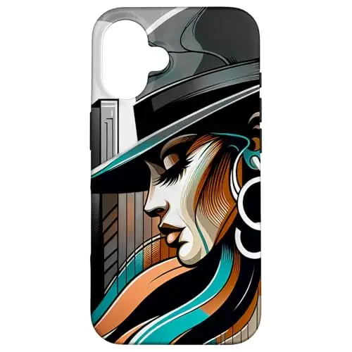 Urban Elegance: Noir City Muse Case (iPhone Select Model)