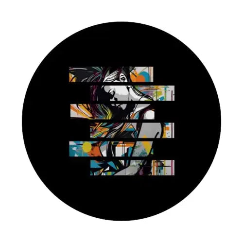 Urban Flow: Fragmented Rhythms PopSockets Swappable PopGrip