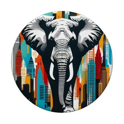 Urban Giant: The Spirit of the Elephant PopSockets