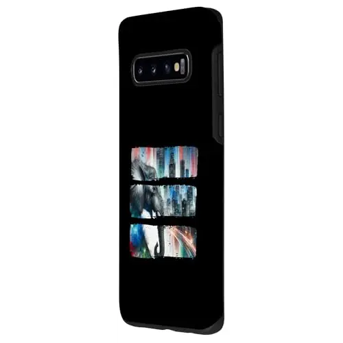 Urban Majesty: Elephant Against Vibrant Skyline Case