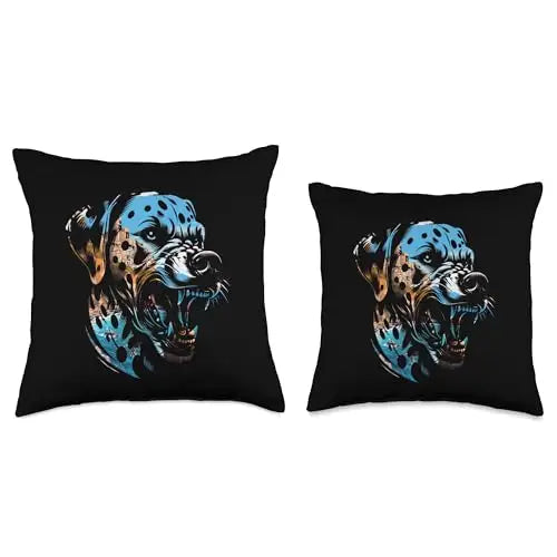 Urban Sentinel: The Watchful Guardian Throw Pillow Home