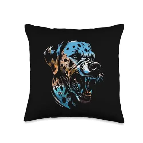 Urban Sentinel: The Watchful Guardian Throw Pillow Home