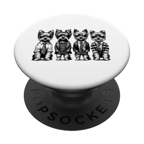 Urban Terriers Hustlers: Hip Hop Pups in Drip PopSockets