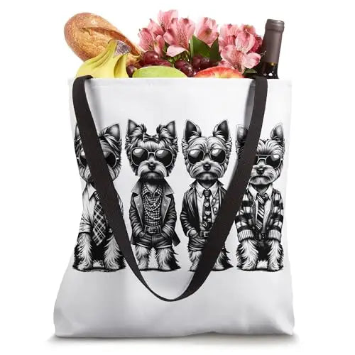 Urban Terriers Hustlers: Hip Hop Pups in Drip Tote Bag