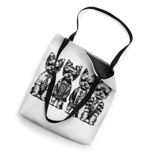 Urban Terriers Hustlers: Hip Hop Pups in Drip Tote Bag