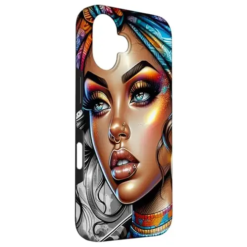 Urban Warrior: Vibrant Strength in Colorful Expression Case