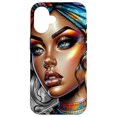 Urban Warrior: Vibrant Strength in Colorful Expression Case