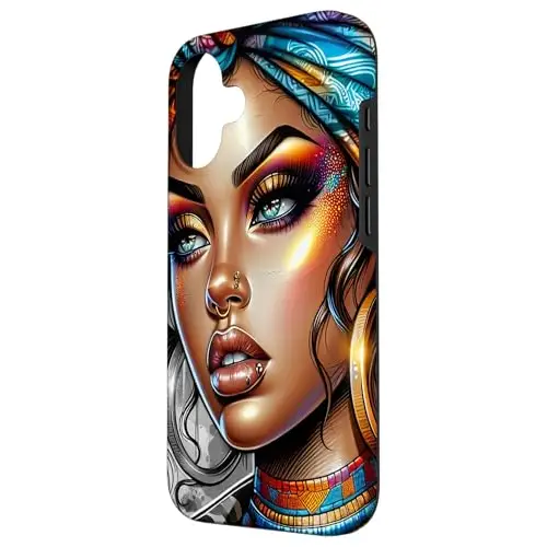 Urban Warrior: Vibrant Strength in Colorful Expression Case