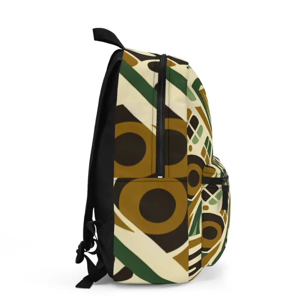 Verdant Abstract Swirls - Backpack - One size - Bags