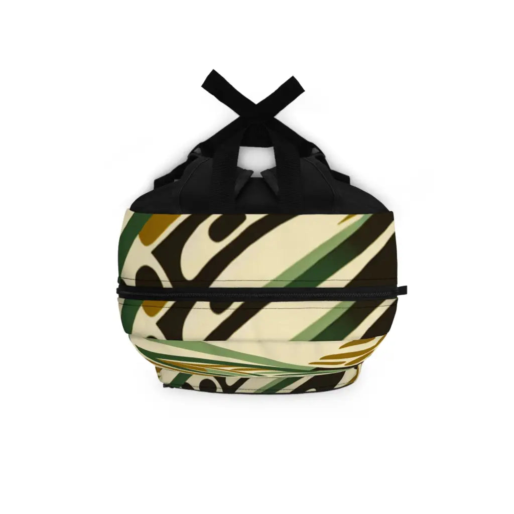 Verdant Abstract Swirls - Backpack - One size - Bags