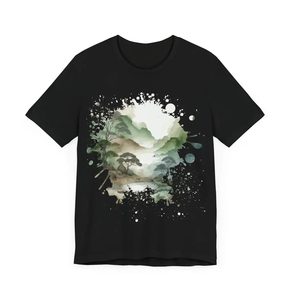 Verdant Oasis of Calm - Jersey Short Sleeve Tee - T-Shirt