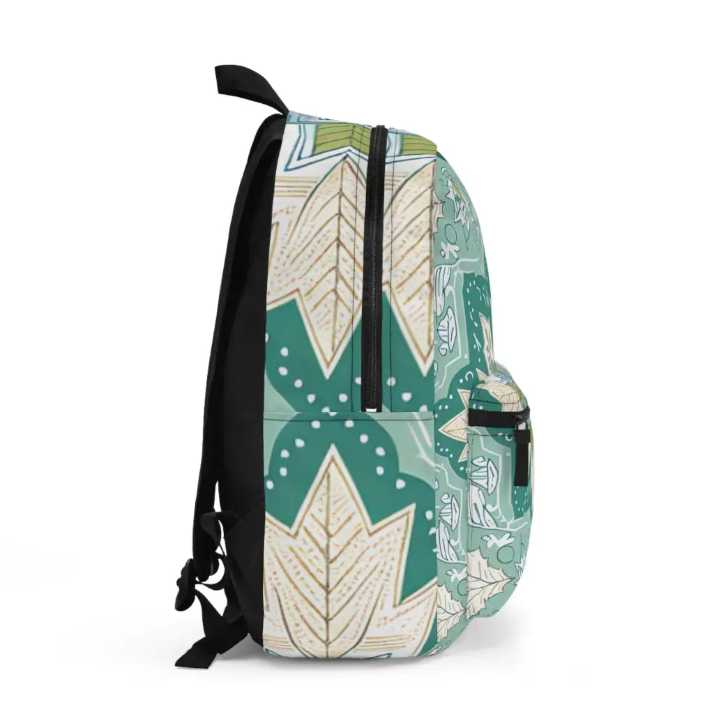 Verdant Patterns Unfolding - Backpack - One size - Bags