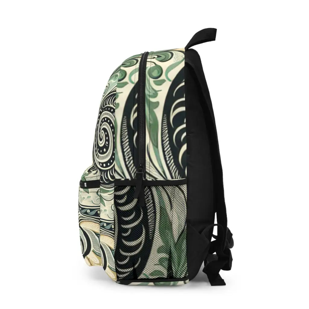 Verdant Scrolls and Whorls - Backpack - One size - Bags