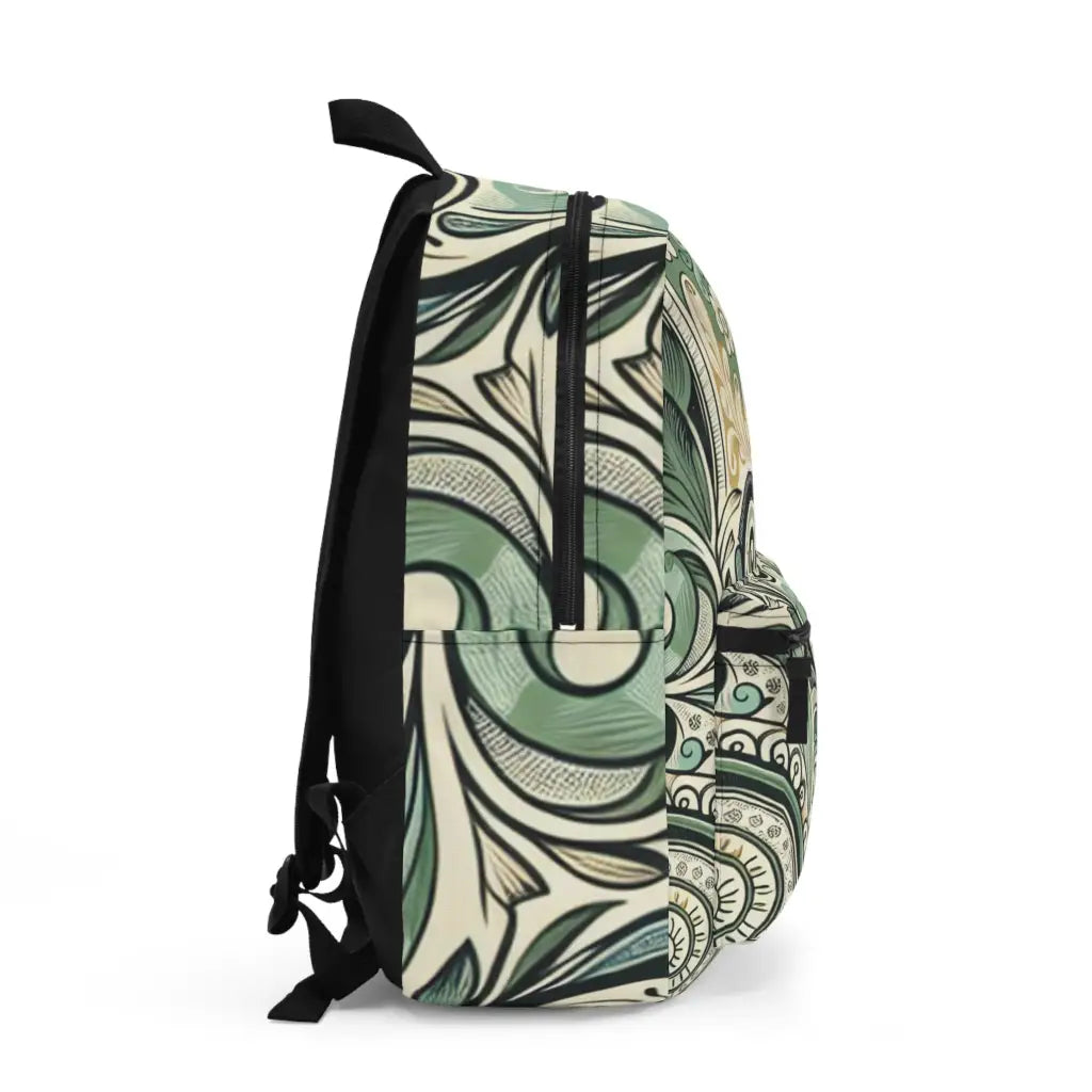 Verdant Scrolls and Whorls - Backpack - One size - Bags