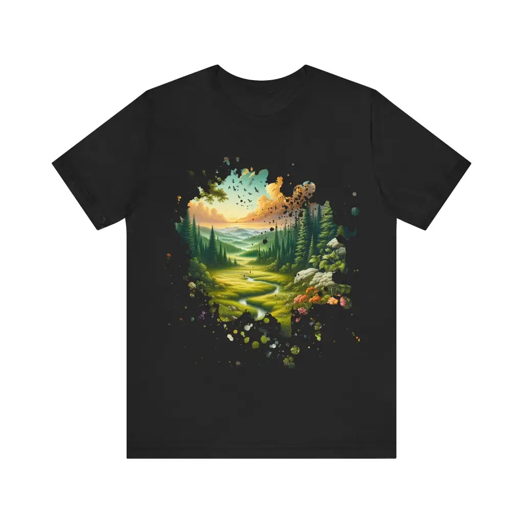 Verdure Expanse at Daybreak - Jersey Short Sleeve Tee