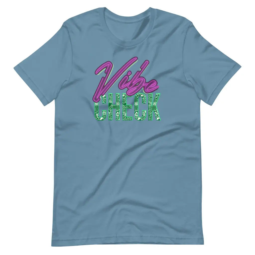 Vibe Check t-shirt - Steel Blue / S - T-Shirt