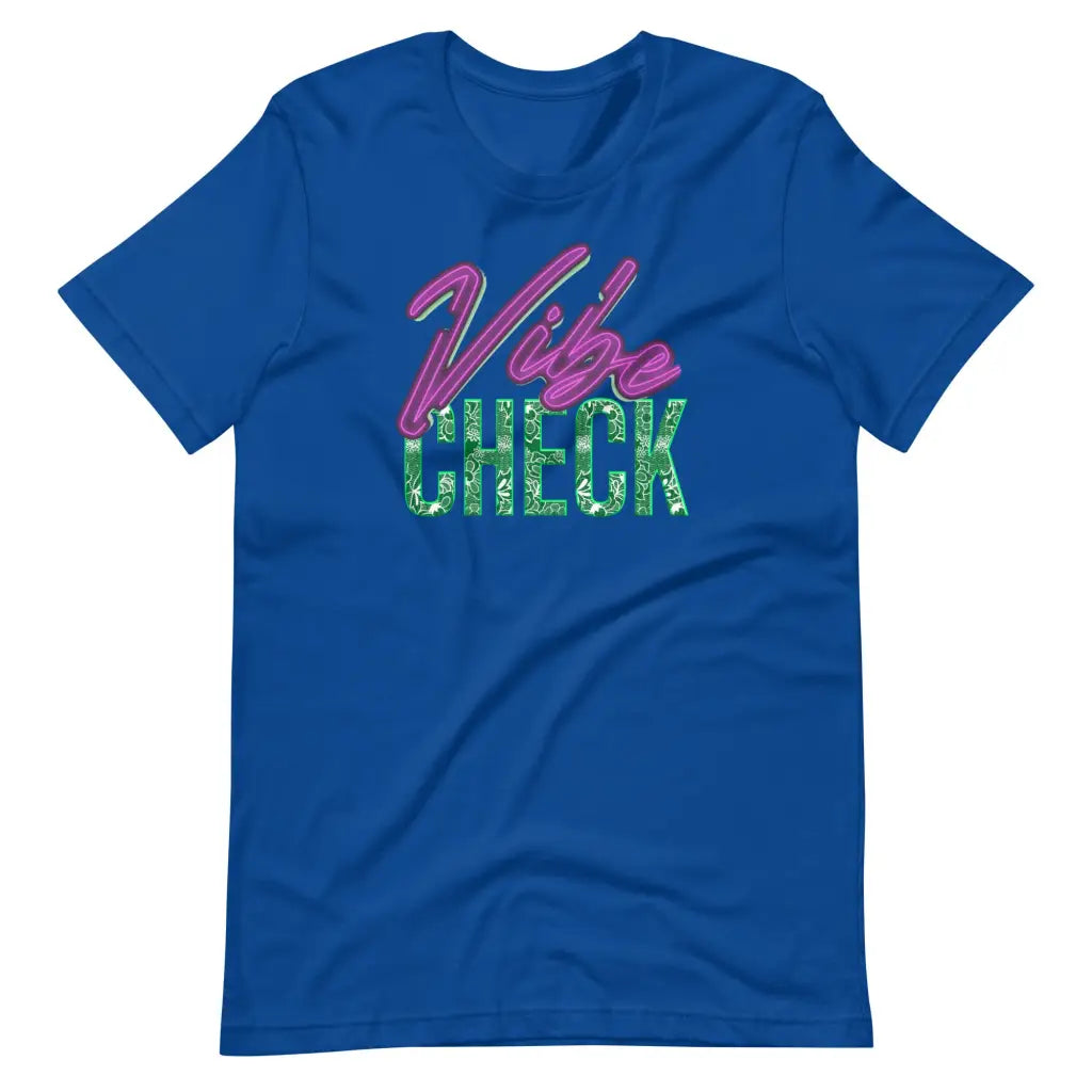 Vibe Check t-shirt - True Royal / S - T-Shirt